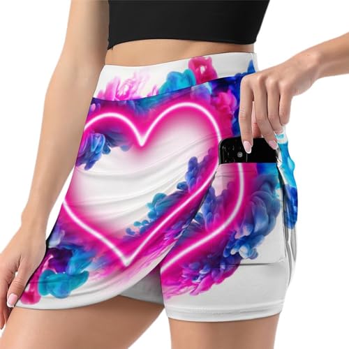 Jupe short de golf anti-frottement avec poche latérale pour le sport