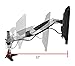SIIG Single Monitor Desk Mount, White, Height Adjustable Gas Spring Assisted Full-Motion Easy Use, Holds 15