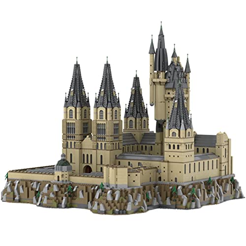 YYMC Bausteine Haus Bausatz, 12844 Teile Modular Buildings MOC-30884 Castle Burg Architektur Bauset, Street View…