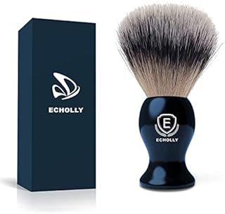 Echolly Luxury Shaving Brushes for Men-High end Synthetic Mens Shaving Brush-Fine Acrylic Handle Shaving Brushes-Perfect Shaving Cream Brush-Gifts for Fathers,Men, Boyfriends