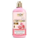WOW Skin Science Himalayan Rose Natural Hair Shampoo for Dry Damaged Hair - Hydrating Hair Repair w/ Rose Hydrosol & Argan Oil - Hair Growth Shampoo for Men & Women - All Hair Types (16.9 Fl Oz)