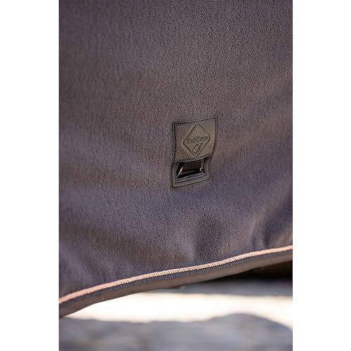 Tapis de luxe en polaire LeMieux l'élégance du Graphite