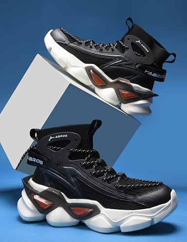 Image of ABROS YAMA-O Chunky Sole High-Top Sneakers for Mens