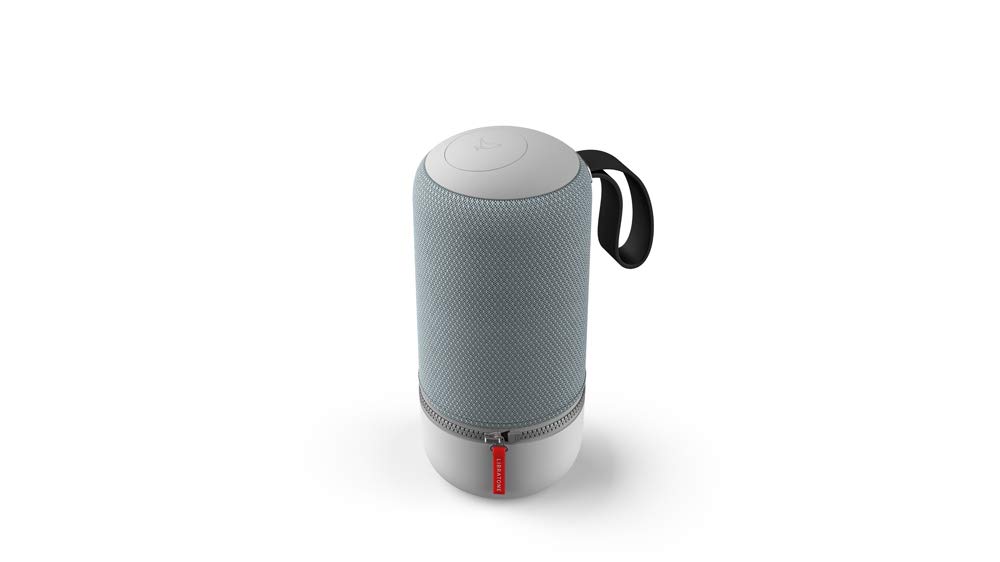 Libratone ZIPP MINI 2 Smart Wireless kleiner Lautsprecher (Alexa Integration, AirPlay 2, MultiRoom, 360° Sound, Wlan, Bluetooth, Spotify Connect, 12 Std. Akku) frosty grey