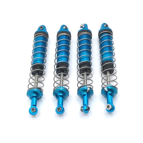 KIXZSAZ 4X 1/12 coches de Control remoto amortiguador modificación vehículo amortiguador Set accesorios reemplazo para WLtoys 12402-A A323 12409, Azul