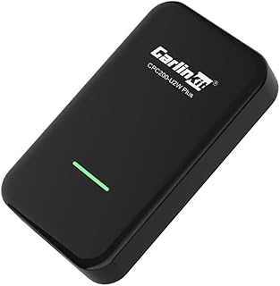 Carlinkit 2023 Apple CarPlay Wireless Adapter - Wireless CarPlay Adapter for iPhone and Wired CarPlay Cars 3.0 Plug & Play Auto Connect Online Update Custom Function GPS Siri Music