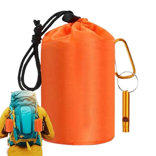 Quzente Survival Gear Sack Orange Campingdecke