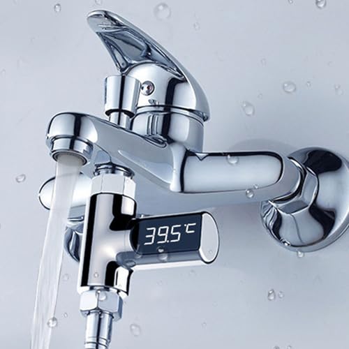 Capteur température eau douche LED pour éviter les brûlures