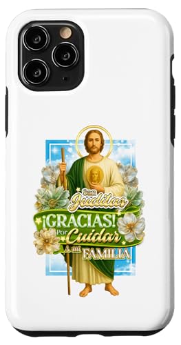 San Judas Tadeo Por tus Favores, Gracias Saint Jude Thaddeus スマホケース iPhone 11 Pro 用