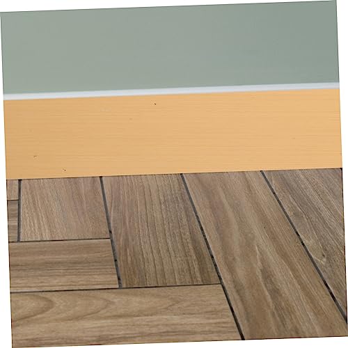 Asakkura 1 Rolo De Rodapé Autoadesivo Guarnição Flexível Guarnição De Canto De Parede Autoadesiva Gu