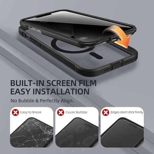 Coque intégrale premium iPhone 12 Pro Max MagSafe avec écran de confidentialité
