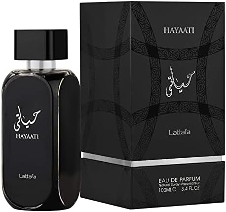 Lattafa Perfumes Hayaati Eau de Parfum Spray for Men, 3.4 Ounce