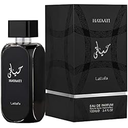 1 of Lattafa Perfumes Hayaati Eau de Parfum Spray for Men, 3.4 Ounce