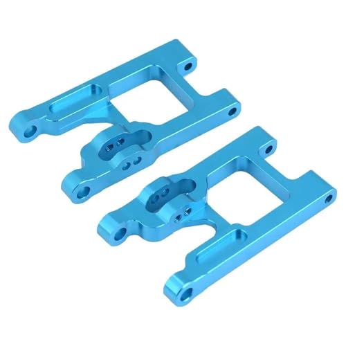 Bras de suspension avant WLtoys 12428 bleu en aluminium avec vis pour voiture RC