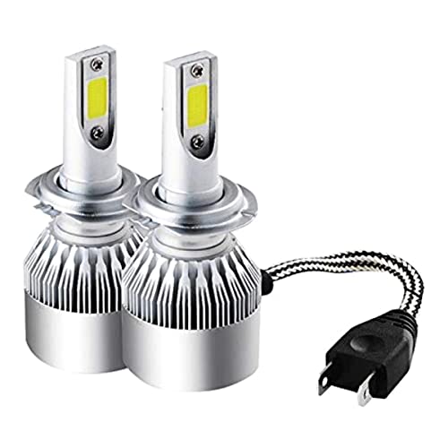 Image of Meenu Arts C6 H-7 All in One Compact Design 36W /3800LM LED Headlight Conversion Kit Car High /Low Beam Bulb Driving Lamp 6500K (Pack of 2) for Pulsar 220 CC
