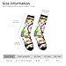 XZDZDX Spring Fest Polyester Mid-Calf Socks 2 Black-1 for Unisex - Skin-Friendly Elastic Fashion Crew Socks