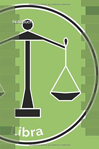 Notizbuch: Sternzeichen Waage Notizbuch | 120 Seiten - Liniert | Für Astrologie und Horoskop Fans. Notizen, Journal oder Tagebuch für Beobachtungen im ... und Aszendenten. (German Edition)