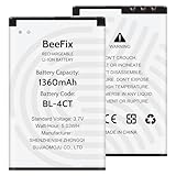 2. Performances fiables avec capacité optimisée : notre batterie Beefix offre avec 1360 mAh la capacité parfaitement adaptée à vos appareils pour une durée d'utilisation prolongée. Chaque batterie BL-4CT est neuve (0 cycles) et conçue pour des performances durables sur de nombreux cycles de charge