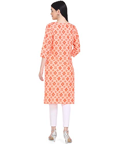 Image of LookMark Women's Cotton Regular Kurta