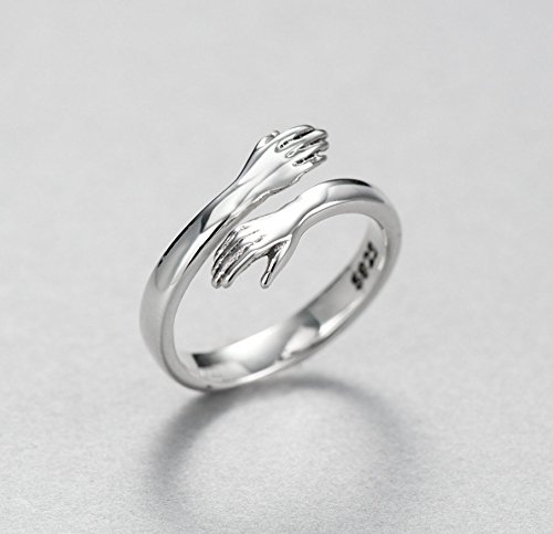 Helen de Lete Bague ajustable originale Come to My Arm en argent sterling 925, Argent sterling, Aucune pierre précieuse