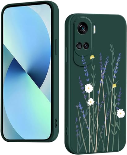 WOKEZ Blommönstrat Telefonfodral för Honor 90 Lite 5G - Ultratunt Skydd
