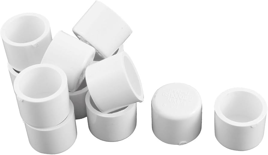 Infinite tech PVC (Outer) end Cap Size '' 3/4'' (0.75) Inch (Pack of 10P) Plastic Round end Cap for Steel Pipe/Furniture Tubing Caps/Tubing End Caps/Buffer/Bush Shoes for Furniture (White)-image-6