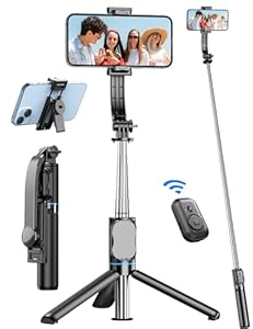 Qirita QRTA-EXT-1041-BK Selfie-Stick Stativ 106cm