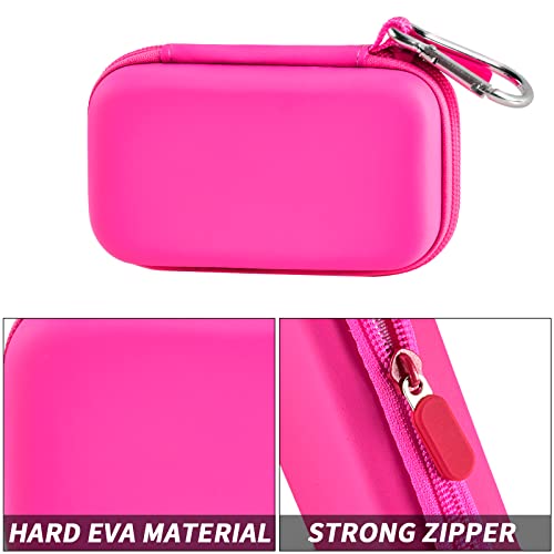 Mp3 & Mp4 Player Case For Soulcker/G.g.martinsen/Grtdhx/Ipod Nano/Sandisk Music Player/Sony Nw-A45 And Other Music Players With Bluetooth. Fit For Earbuds, Usb Cable, Memory Card - Rose Red #TOP3