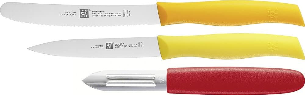 Zwilling Twin Grip Bıçak Seti, Paslanmaz Çelik, 3 Parça