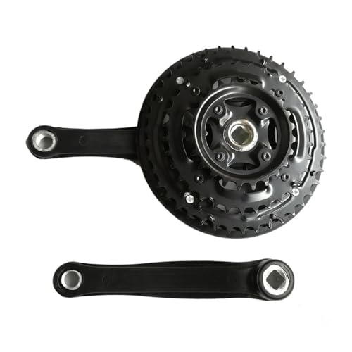 equlup 26in Mountain Bike Crankset Disc, 42T 3 Chip Bike