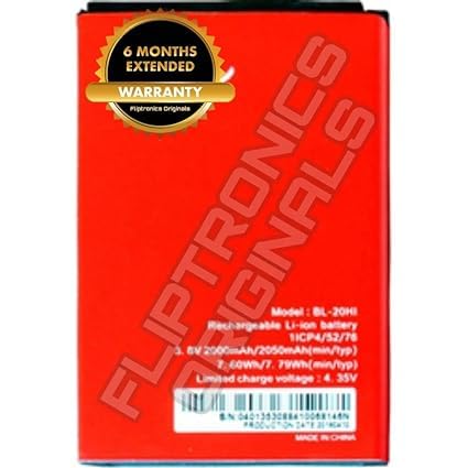 Image of BL-20HI Battery for itel-A23 2050 mah Battery with 6 Month Warranty****(P86)