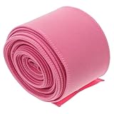 GOOHOCHY Pink Bowknot Ribbon with Iron Wire Edge for DIY Crafts for Bouquets Tree Toppers Wreaths Present Wrapping Wide Yards Long User Friendly Design for All Skill Levels