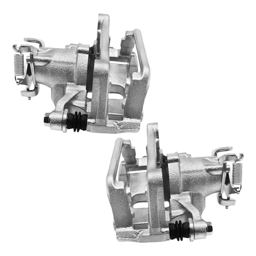 Funire Rear Disc Brake Caliper Assembly Compatible with Dodge Journey 2012 2013 2014 2015 2016 2017 2018 2019 2020 2.4L/3.6L 18-B5465&18-B5464, Rear Driver and Passenger Side, 2pcs with Bracket