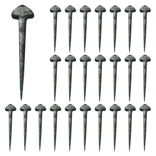 UTHCLO Clavo Resistente para Herraduras 50 Piezas 5Cm de Hierro Acabado Duradero y Alta Resistencia para Equipo de Caballos
