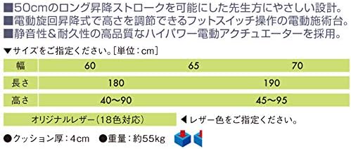 電動ハイストローク TB-1060／TB-1060U｜高田ベッド