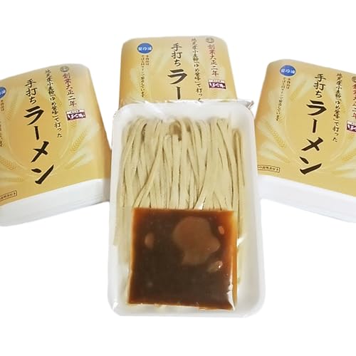 [ 手打ち ラーメン ・ 6人前セット ] 地元 桜川産 小麦粉 「 ユメシホウ 」 使用 手打ち 生ラーメン ラーメン [AN003sa]