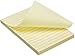 AmazonBasics Lined Sticky Notes - 4" x 6", Yellow, 5-Pack