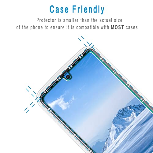 Hptech [2 Pack] Screen Protector For Samsung Galaxy A71 4G / 5G / 5G Uw Tempered Glass, 9H Hardness, Anti Scratch, Case Friendly #TOP5