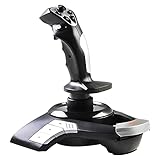 【Ergonomisches Design】Komfortable Griffflächen: Die angenehm geschwungene Form des Controllers passt sich Ihrer Hand an, sodass Sie stundenlang bequem fliegen können