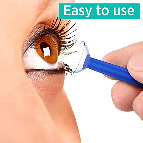 4 Pièces Inserteur de Lentilles de Contact en Silicone Dissolvant de Lentilles Rigides Quotidien de Contact, Dissolvant de Lentilles de Voyage Support d'Aspiration d'Objectif (Multicolore) - Image 5