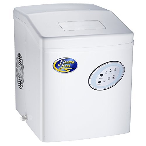 Ice Boss Portable 33 lb Ice Maker Finish: White