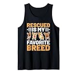 Rescued Is My Favorite Breed For An Animal Rescuer es perfecto para cualquier amante de los animales que ama salvar y criar perros, gatos y animales.
