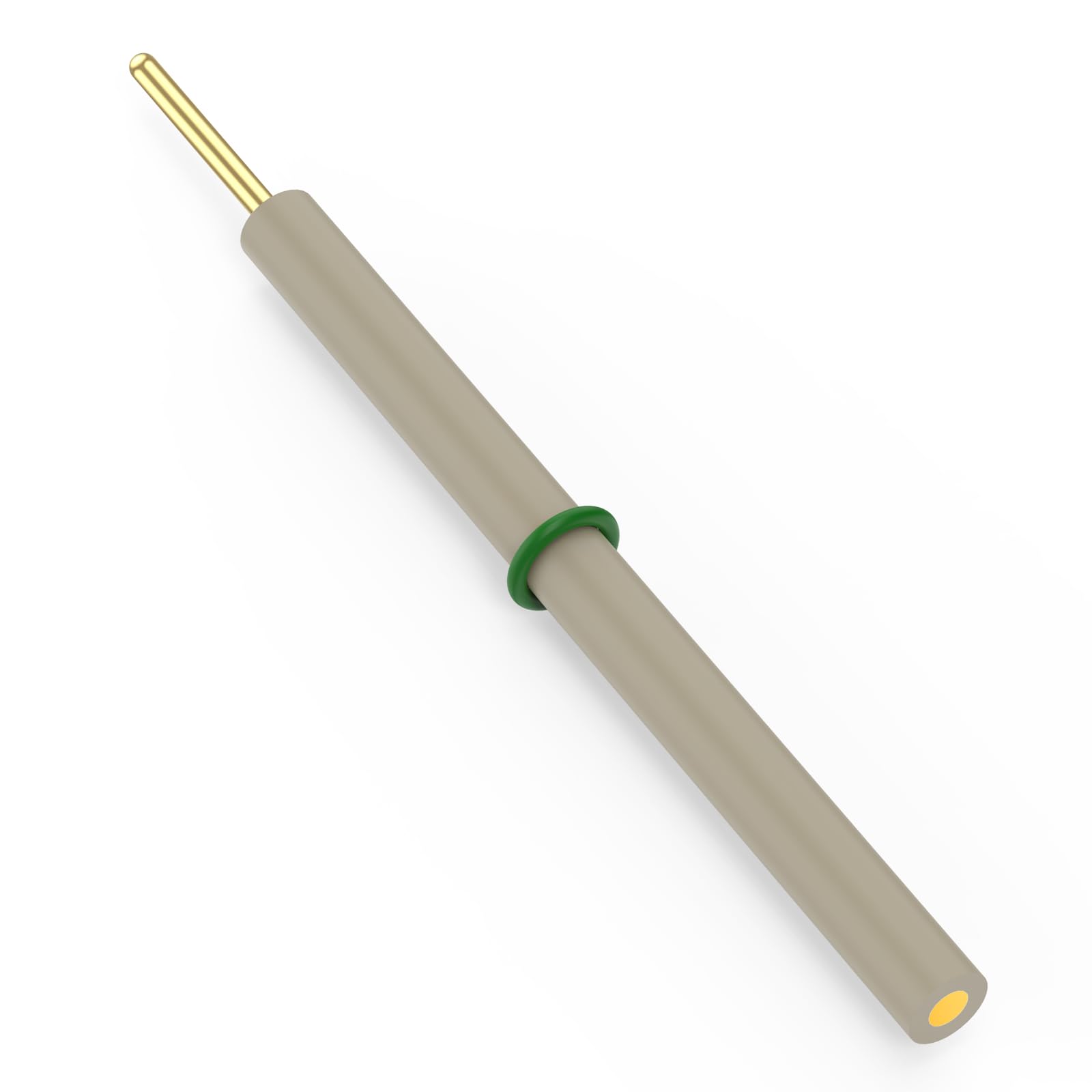 stonylab PEEK Gerade Gold Scheibenelektrode mit 3 mm Gold Scheibe, 99,99% Rein, Präzision Arbeitselektrode für die Labor Elektrochemie