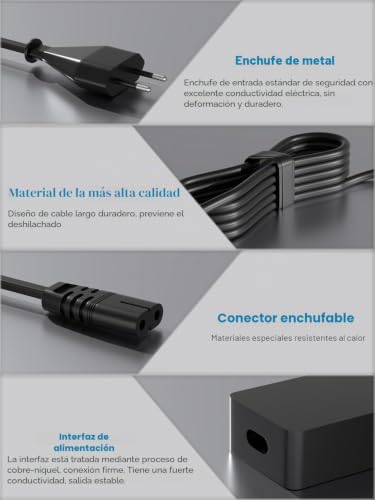 Cargador para Surface Pro 10 que evita el sobrecalentamiento de la batería 5