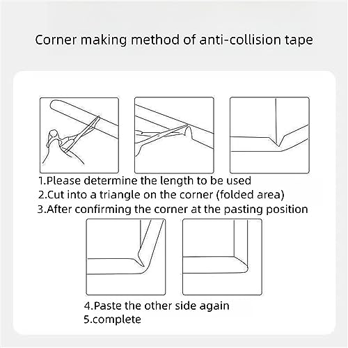 Image of Baby Proofing, Clear Edge Protector Strip, Soft Corner Protectors for Kids, Child Safety Tables Guards Furniture Against Sharp Corners Cabinets, Tables, Drawers 6.5ft
