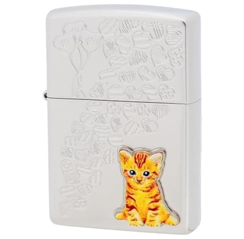 Encendedor Zippo Oil Kitten Hearts Satin