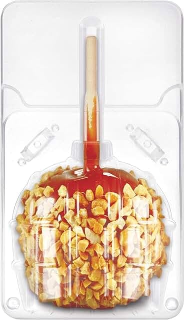 Perfect stix Recipiente de plástico para manzana con palos. 40 contenedores y 40 palitos