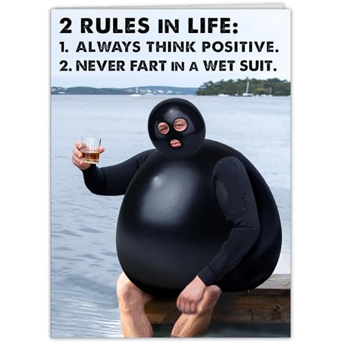CardFool Funny Birthday Card for men, women, brother, husband, coworkers, friends and family. Say...