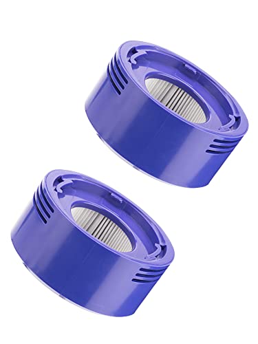 Filtre Pour Dyson V7 V8,BONBELONG Post-Moteur Filtre HEPA Pour Dyson,Remplace Filtre Mélange de Matériaux Standard (2 Post Filtre) Cover