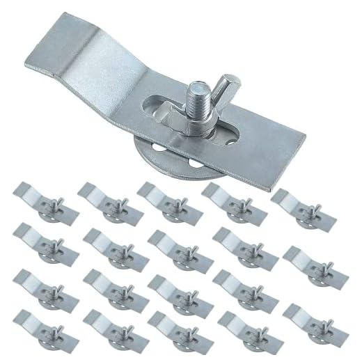 yeshine Sink Clips 20 Pack, Undermount Sink Clips, Undermount Bathroom Sink Clips,Kitchen Sink Clips, Sink Brackets, Universal Heavy Duty Epoxy Sink Clips,Sink Clip